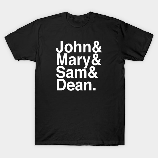 The Winchesters T-Shirt by mapreduce